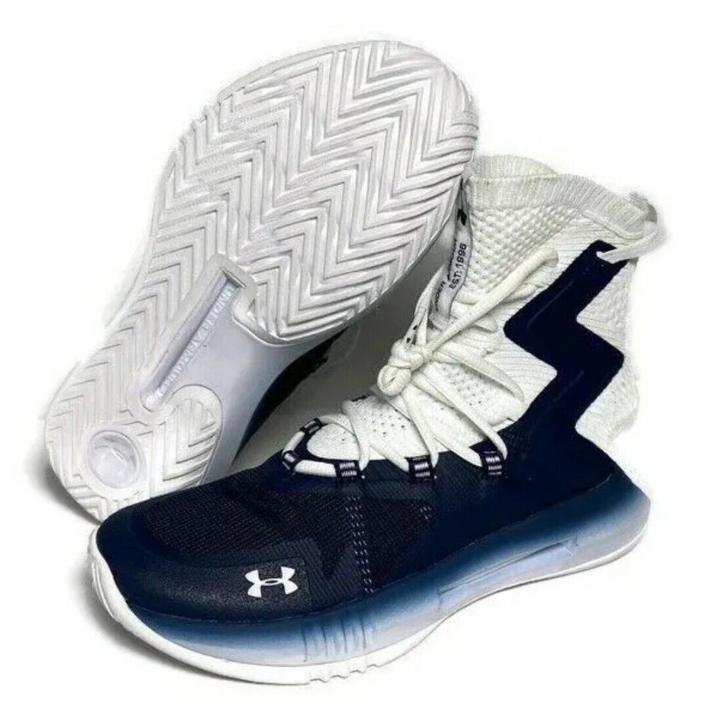 UNDER ARMOUR Women’s HIGHLIGHT ACE 2.0 Volleyball Shoes Blue/White Size 5 NWOB
